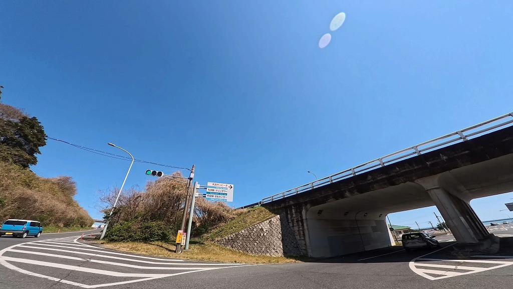 大洗海岸 サンビーチ通り 大洗海岸通り